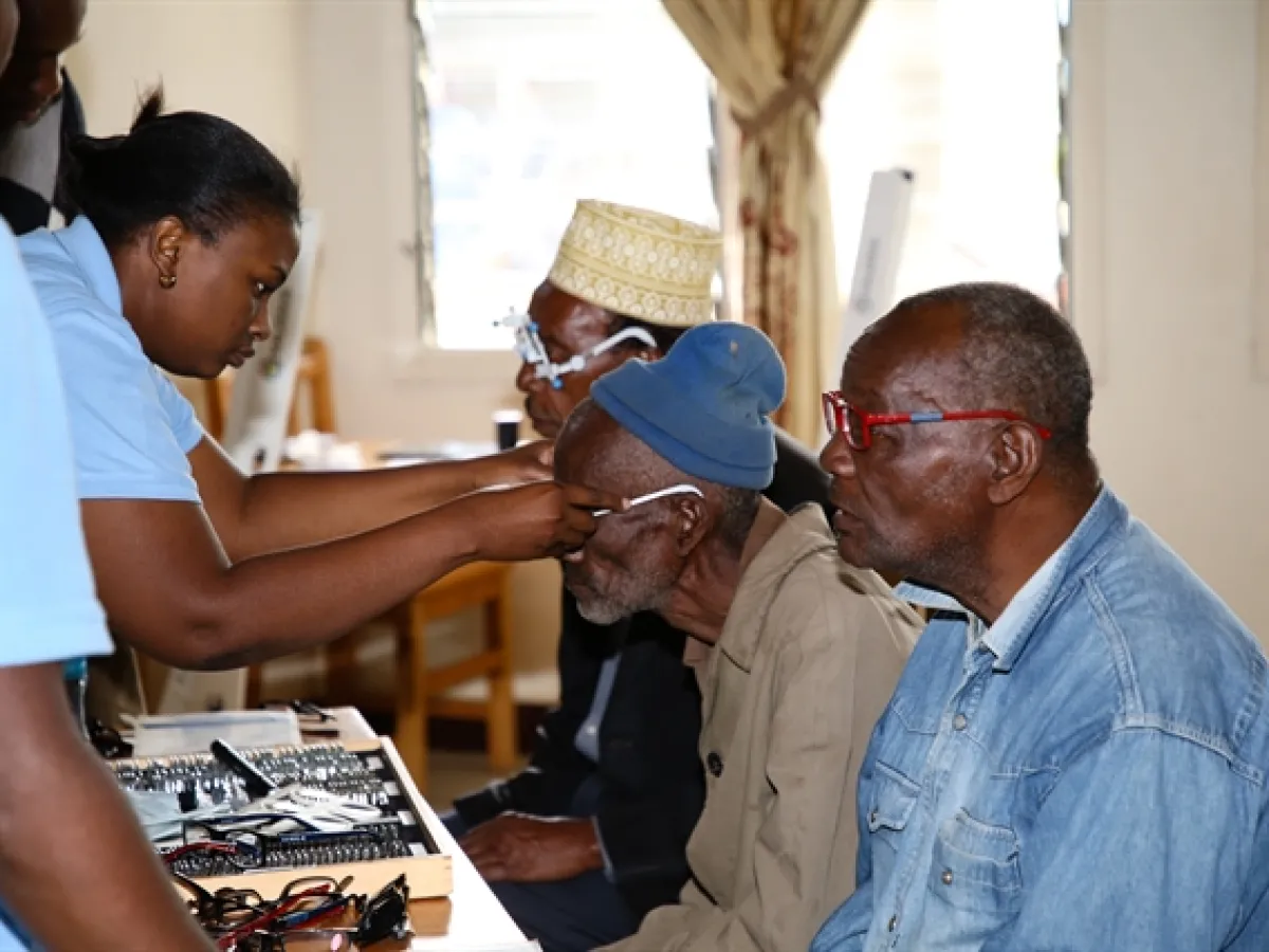 Tanzania Eye Exam